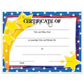 Stock Award Certificates - Stars Design
